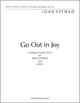 Go Out In Joy SSAA choral sheet music cover
